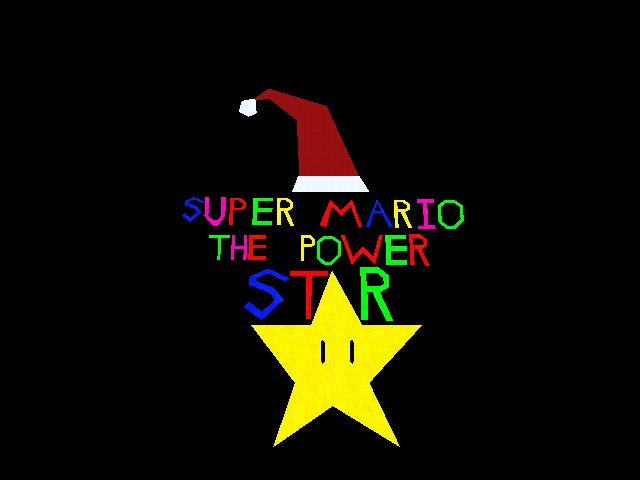Super Mario The Power Star (Christmas Special) Title Screen
